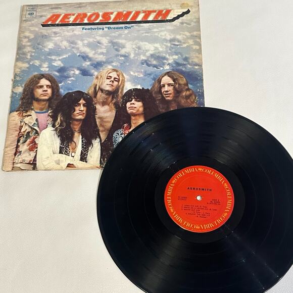 Aerosmith Vintage 1973 Vinyl Record Featuring Dream On - Picture 4 of 4
